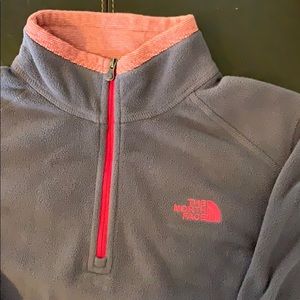 The north face fleece pullover